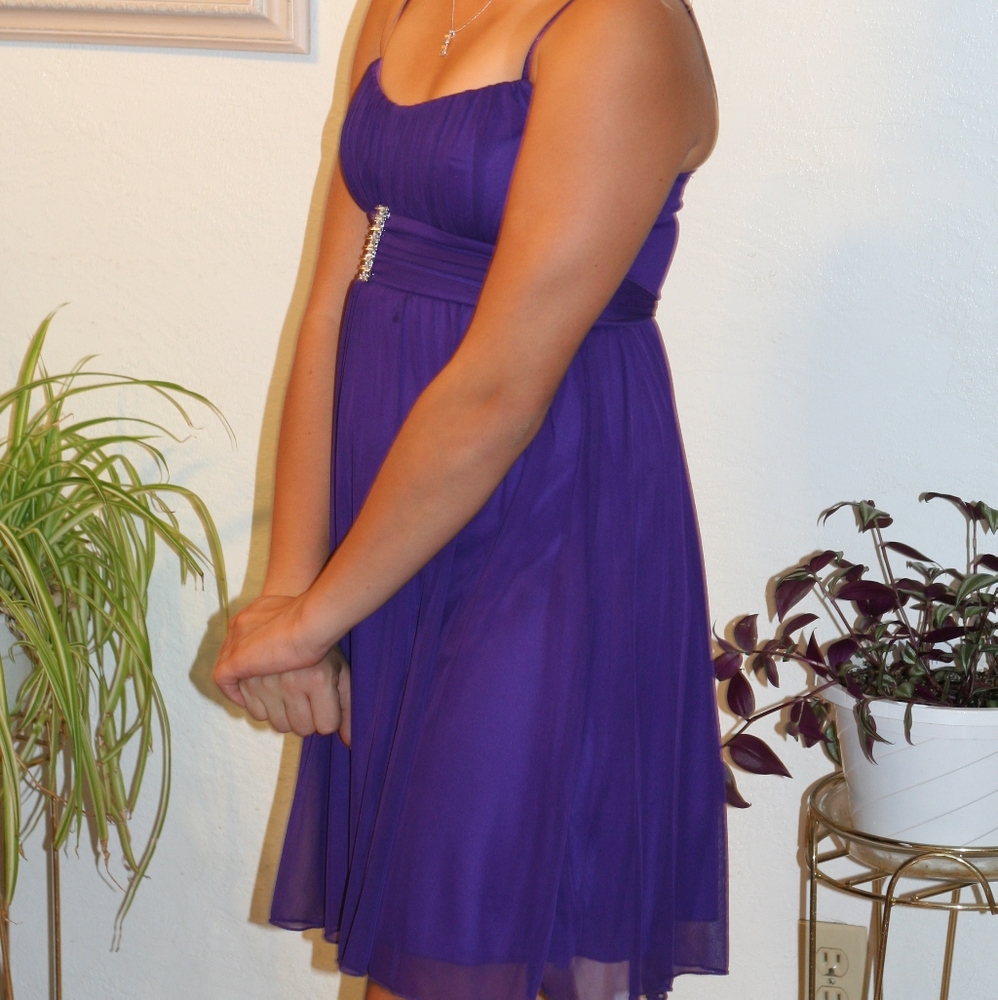 Purple Homecoming Dress